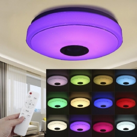 33cm 100w Bluetooth Wifi Led Kattovalo Rgb Musiikkikaiutin Himmennettävä Lamppu App Kaukosäädin 110-245v