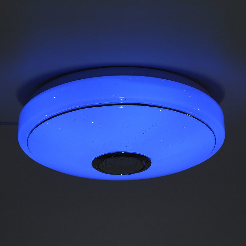 33cm 36w Bluetooth Music Led Kattovalo Rgb Star Stereokaiutinlamppu Kaukosäätimellä Ac170-265v/85-265v