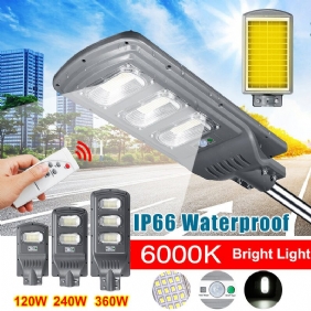 360w 36000lm 351 Led Wall Street Light Aurinkopaneelin Liiketunnistinlamppu Ohjauksella