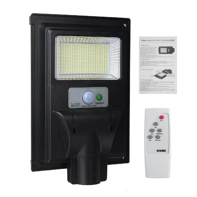 374/748/1122/1496 Led Solar Pir Motion Power Panel Lamppu Outdoor Street Wall Induktiolampun Valo