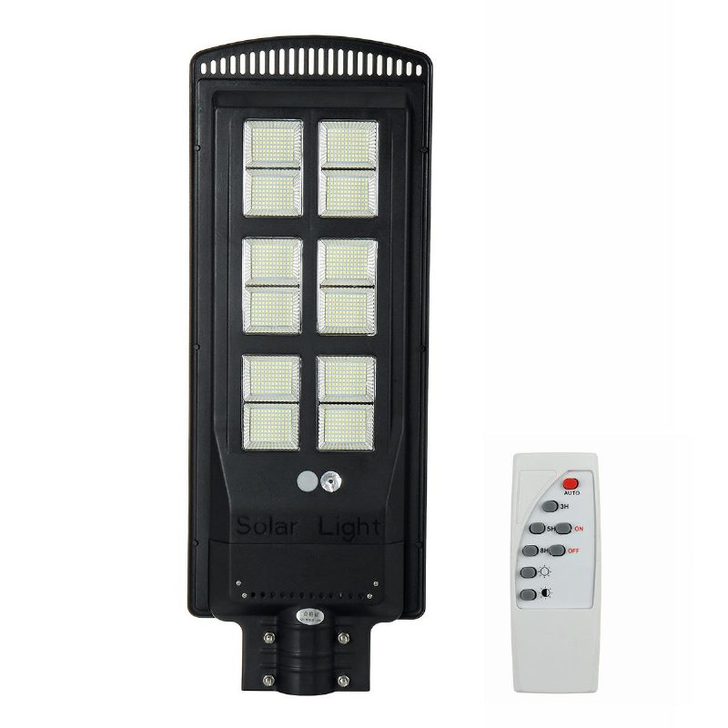 3800w 1152 Led Solar Street Light Liiketunnistin Ulkopuutarha Seinävalaisin + Kaukosäädin