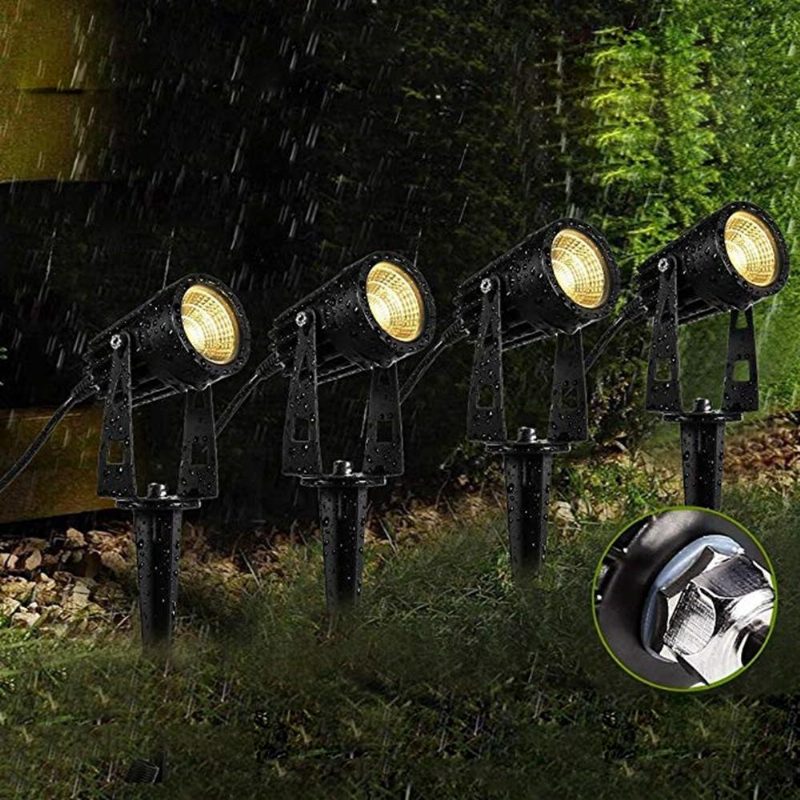 4 In 1 Cob Led Outdoor Landscape Spot Flood Light Ac85-265v Vedenpitävä Nurmikon Polulle