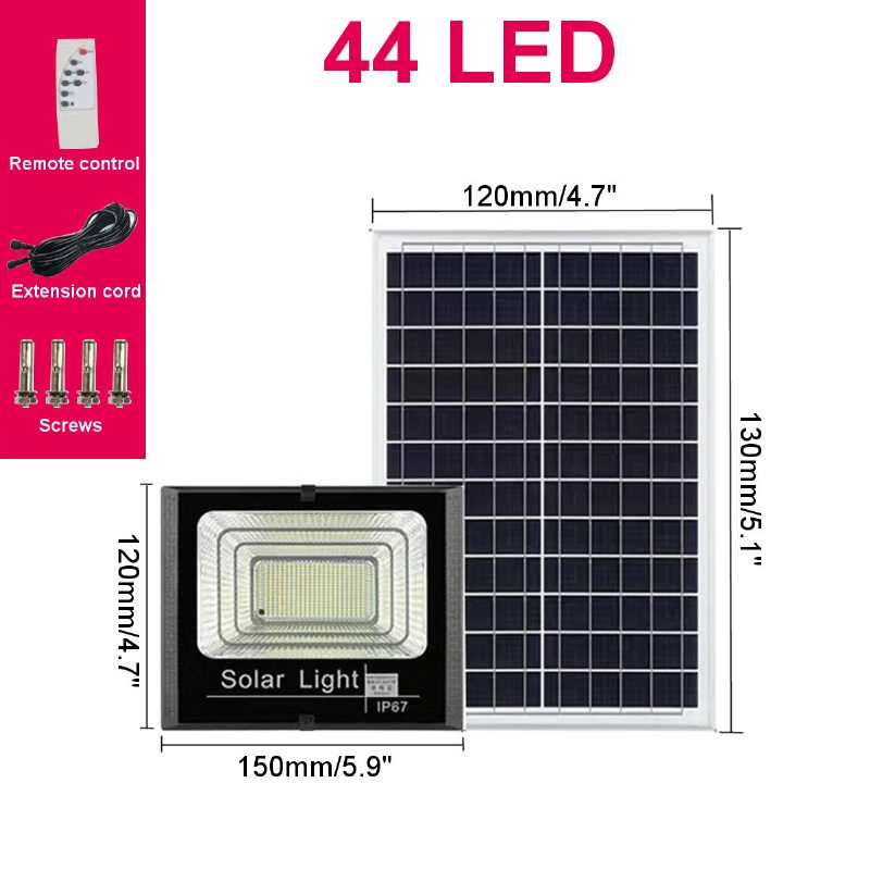 44/170led Aurinkopaneelivalaisimet Ulkokäyttöön Vedenpitävä Infrapuna Puutarhalamppu Kaukosäätimellä Ajoitus Induktiovalo