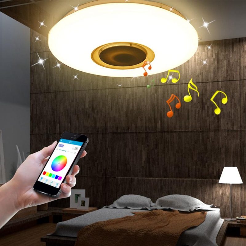 48w 102 Led Rgbw Starlight Kattolamppu Musiikkivalo Bluetooth Olohuone Makuuhuoneen App Control Ac85-265v