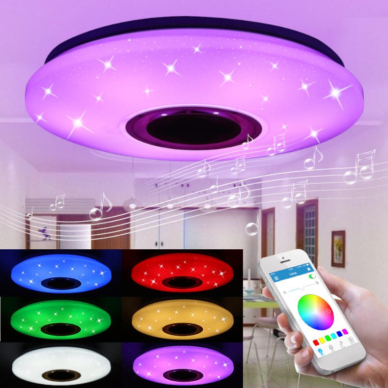 48w 102led Himmennettävä Rgbw-musiikkikattovalo Starry Sky Bluetooth App Control