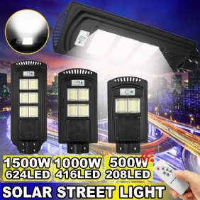 500-2500w 208-624 Led Solar Street Light Pir-liiketunnistimella Varustettu Seinävalaisin Kaukosäätimellä