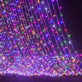 500led 100m String Fairy Light 8 Tilaa Vedenpitävä Joulujuhla Hääverho Joulukuusenkoristeet Valot
