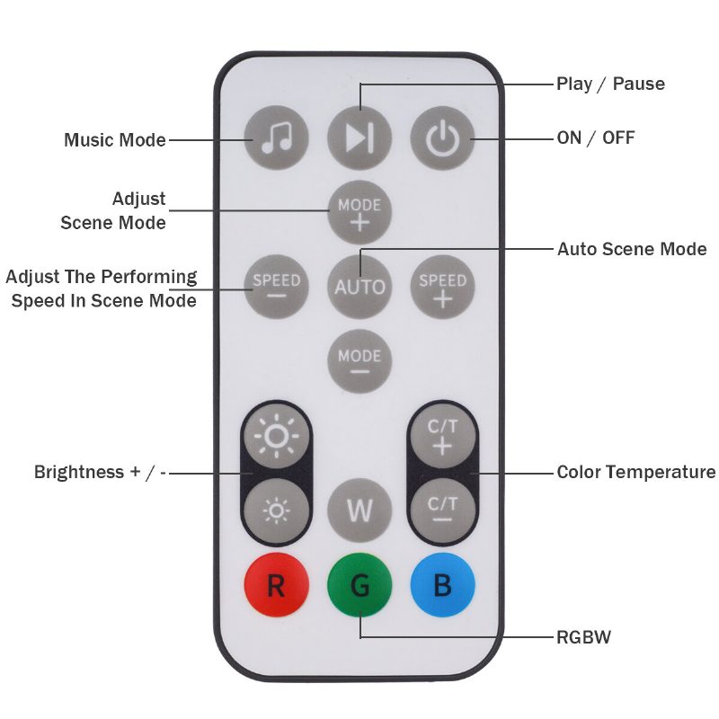 58" Pehmeä Valo Moderni Led-lattiavalaisin Rgb Väriä Vaihtava Kangasvarjostin App+kaukosäädin