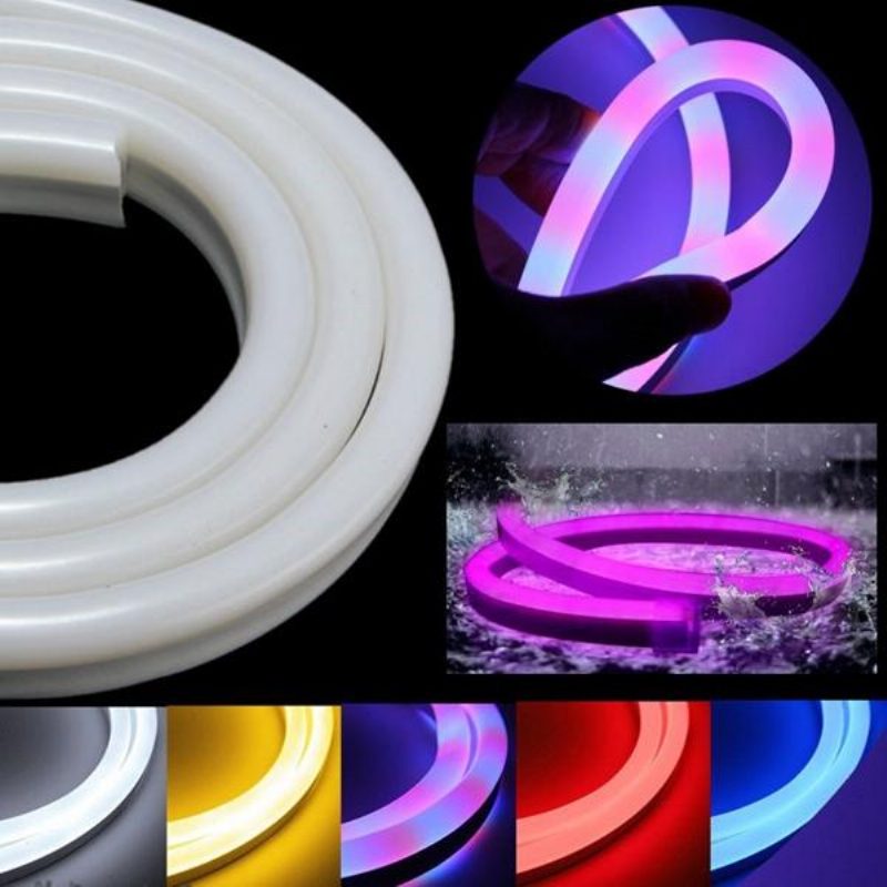 5m 2835 Led Joustava Neon Rope Strip Light Xmas Outdoor Vedenpitävä 110v