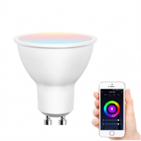 5w Gu10 Rgb Wifi Smart Bulb App Ohjaus Ääniohjaus Toimii Google Assistant Alexan Kanssa