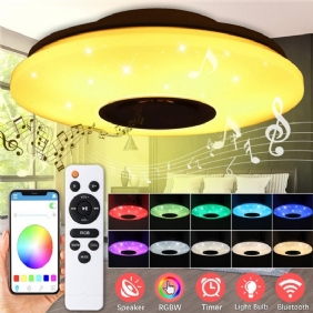 60w Ac220v 102led Tähtikirkas Lampunvarjostin Led Älykäs Kattolamppu Bluetooth-musiikki Kattovalo App+kaukosäädin