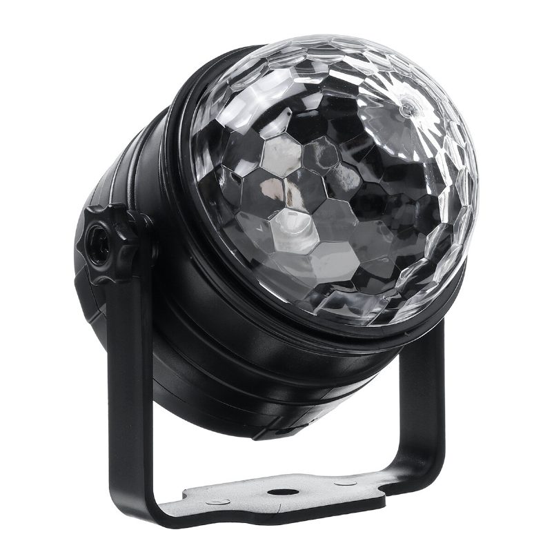 6w 110-240v 6 Tilaa Rgb Disco Party Lights Strobe Led Dj Ball Sound Aktivoitu Polttimo Tanssilamppu Holidays Sisustus