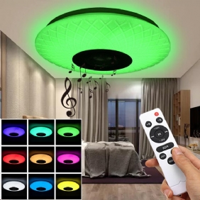 72w Rgb-musiikki Värillinen Led-kattovalo Himmennettävä Lamppu Bluetooth + App Control Ac180v~265v