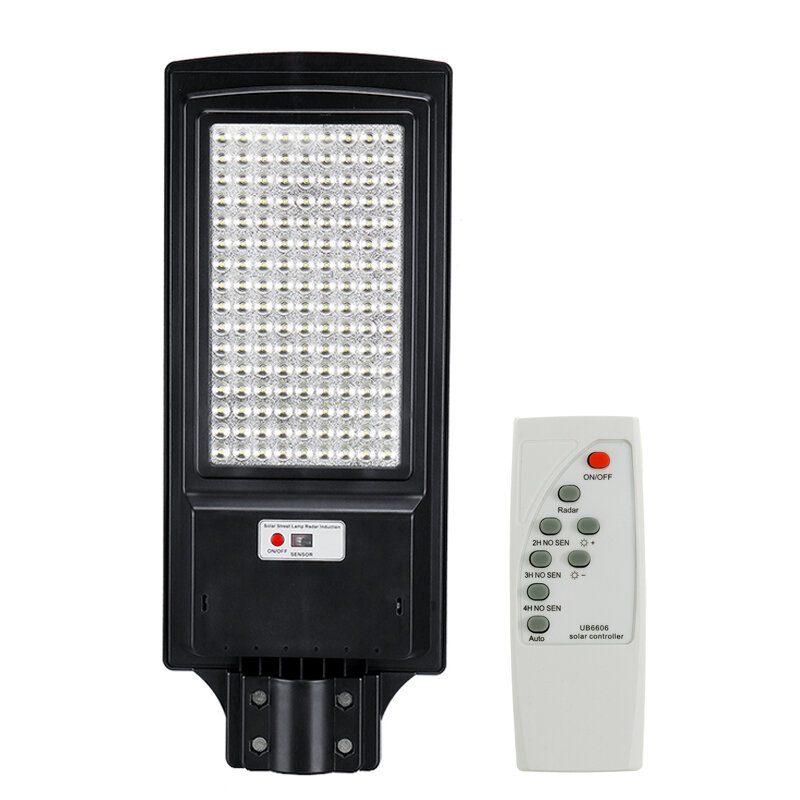 800/1000w Led Solar Street Light Pir-liiketunnistin Ulkopihan Seinälamppu + Kaukosäädin