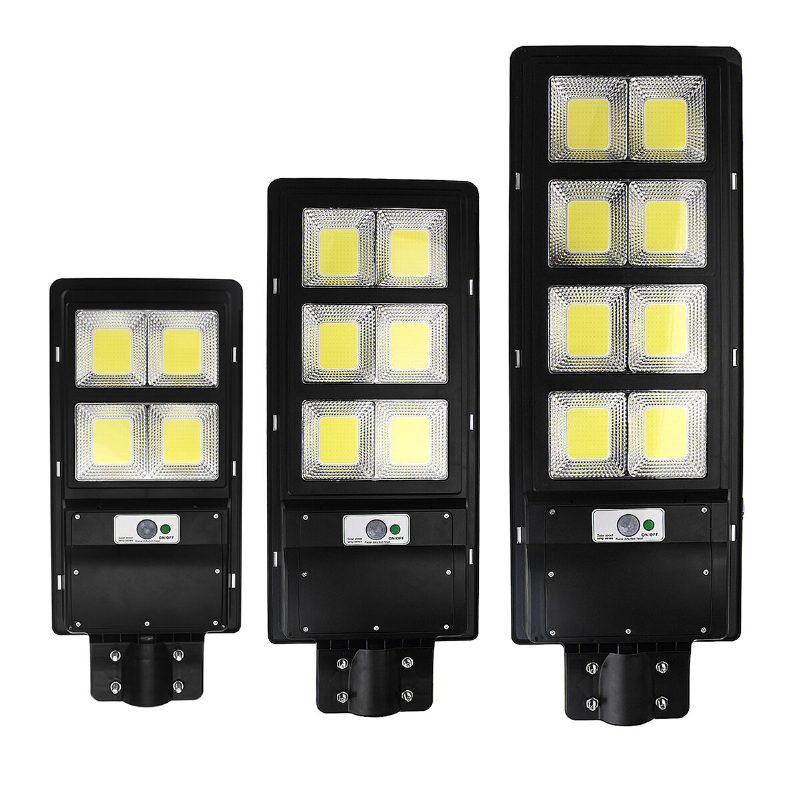 800-2000w 400/600/800 Cob Solar Wall Street Light Pir Motion Puutarhalampun Kaukosäädin