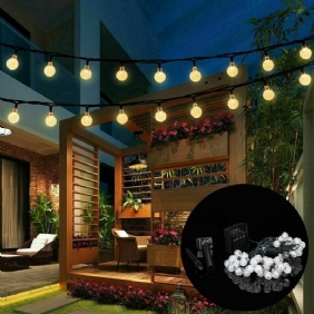 9.5m 50 Led Solar Fairy Polttimo String Light 8 Modes Outdoor Indoor Garden Hääjuhlalamppu Joulukuusikoristeet Valot