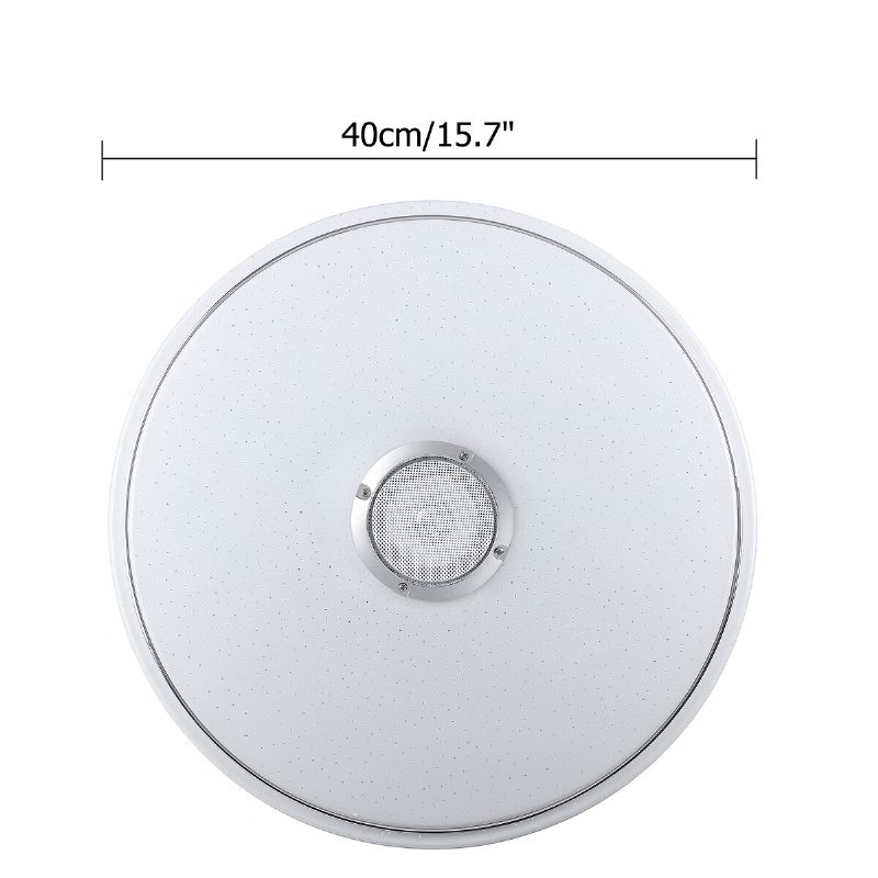 Ac110-240v/185-240v 32w Älykäs Bluetooth-musiikki-led-kattovalo Rgbwwcw Moderni Pyöreän Makuuhuoneen Sisävalaisin