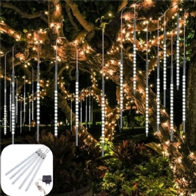 Ac110-240v 50cm Vedenpitävä Ip65 180led Meteor Suihku Sade 5 Putket String Light Holiday Party Joulun Ulkosisustus