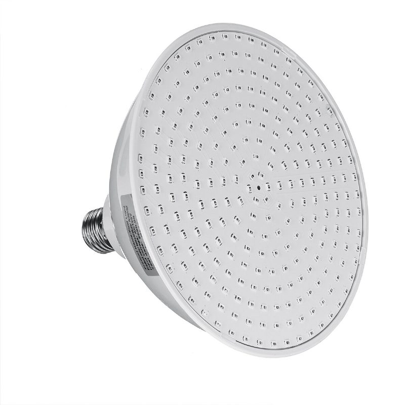 Ac12v/120v E27 25w 252led Rgb Vedenalainen Uima-allas Valon Värin Vaihto Par38 Lamp+18 Key Kaukosäädin