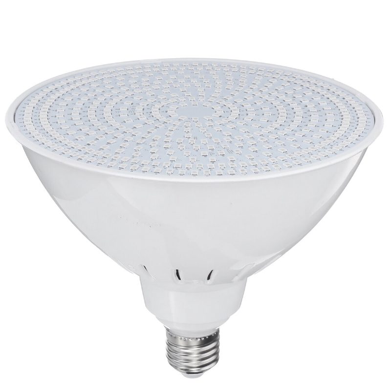 Ac12v/120v E27 35w Led-uima-allasvalo Ip68 Rgb Vedenalainen Lamppu + Kaukosäädin