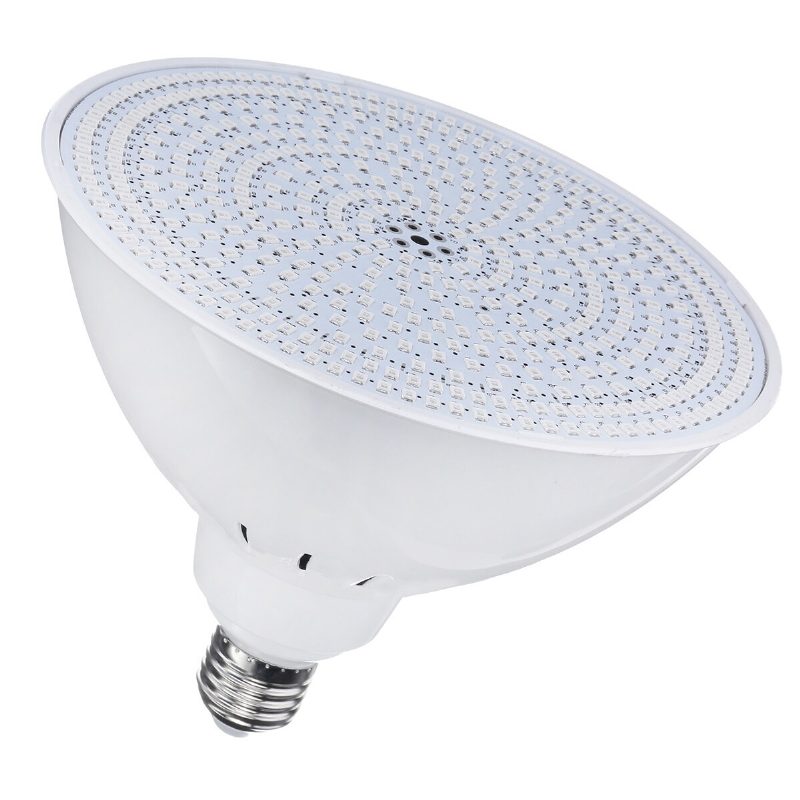 Ac12v/120v E27 35w Led-uima-allasvalo Ip68 Rgb Vedenalainen Lamppu + Kaukosäädin