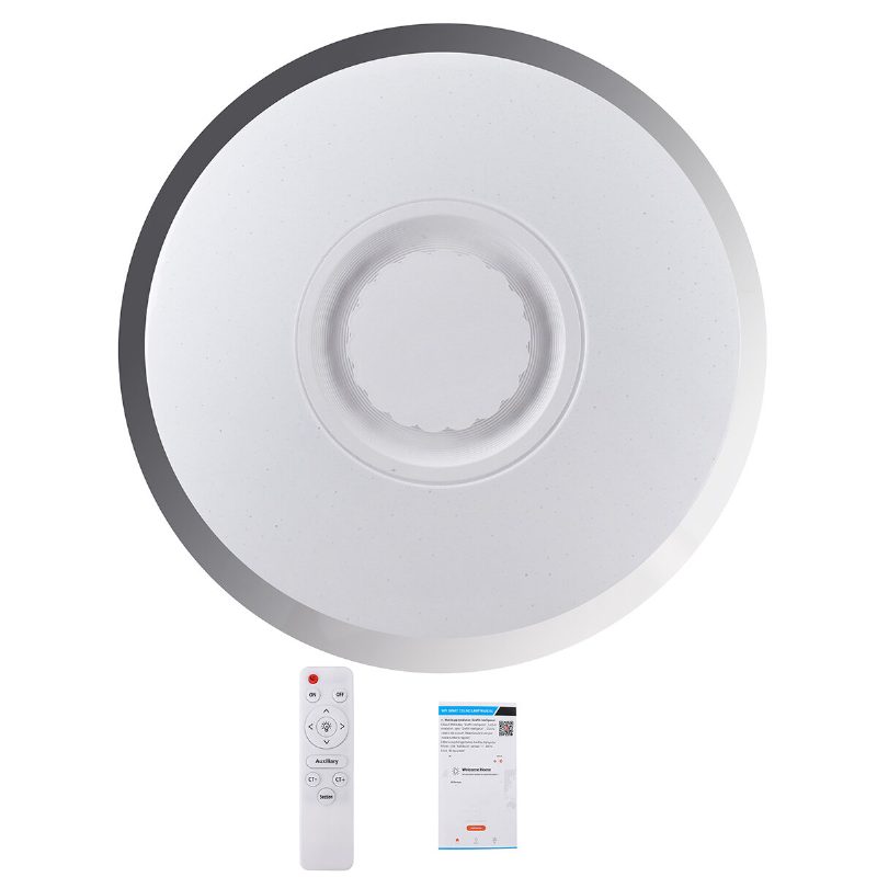 Ac220v/110-240v 38cm Led Rgb Musiikki Kattolamppu Bluetooth App+kaukosäädin Keittiö Makuuhuone Kylpyhuone