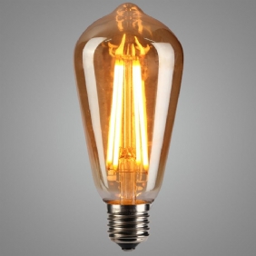 Ac85-265v E27 St64 4w Lämmin Valkoinen Retro Antiikki Cob Edison Led-lamppu Kodin Olohuoneen Sisustukseen