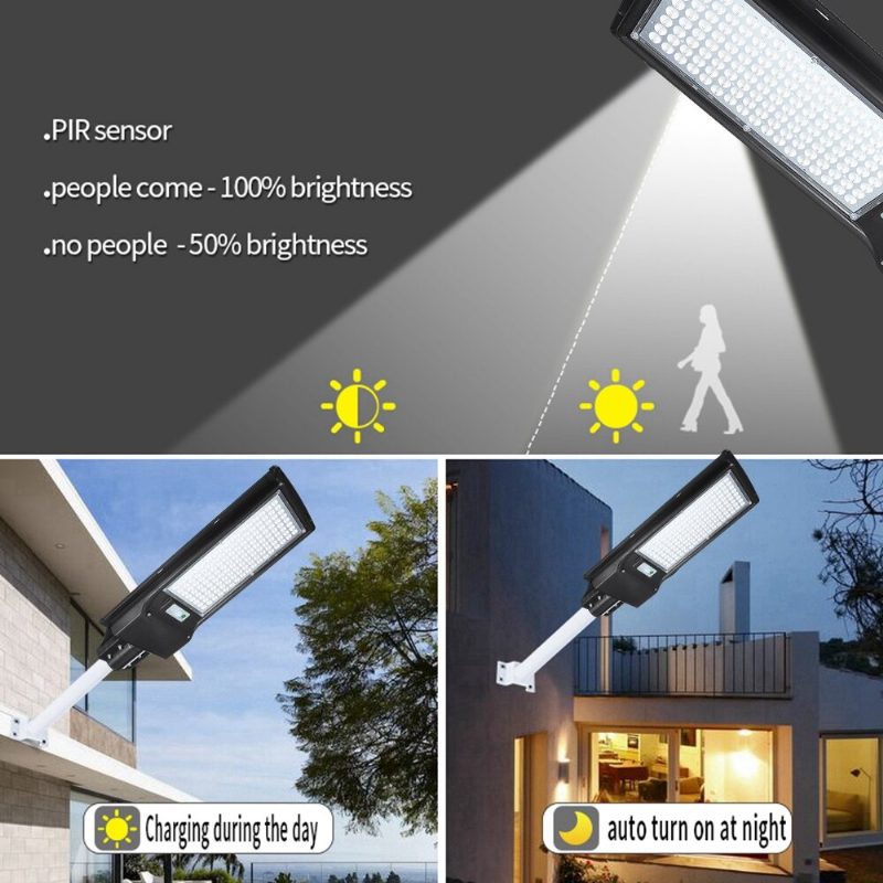 Augienb 200w 136 Led Solar Motion Sensor Light Odr Vedenpitävä Turvalamppu