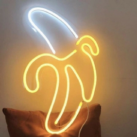 Banana Led Neon Sign Light Art Seinävalaisin Bar Pub Makuuhuoneen Sisustukseen