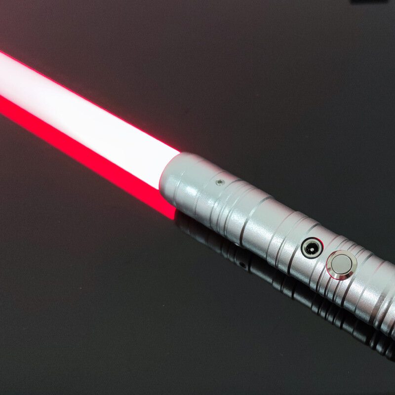 Bikight Lightsaber Rgb 7 Väriä 2-in-1 Led-valo Usb-ladattava Metallikahva Dueling Sound Light Saber Cosplay -lavarekvisiitta