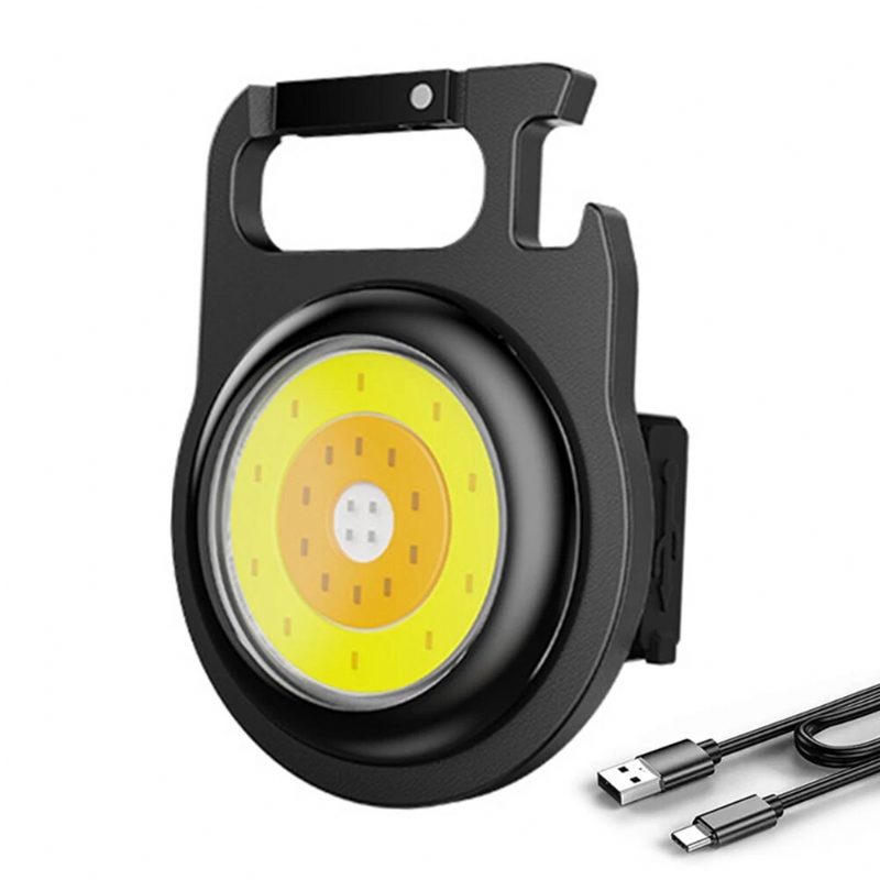 Bikight W890 Cob Led Mini Taskulamppu Avaimenperä Camping 500lm Clip Hätätyölamppu Ulkoretkeilytarvikkeisiin