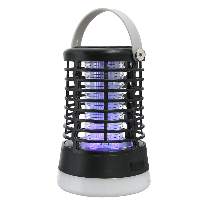 Elfeland 500-1000v Power Grid Led Sähköinen Mosquito Killer Light Uv-valolla Trap Outdoor Ip65 Vedenpitävä Usb Ladattava