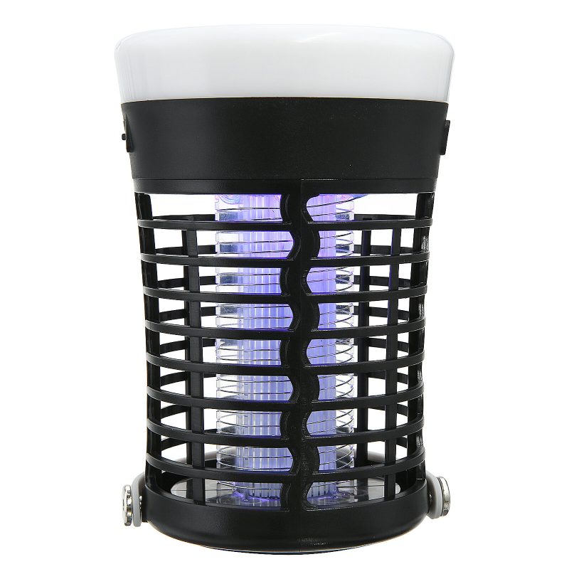 Elfeland 500-1000v Power Grid Led Sähköinen Mosquito Killer Light Uv-valolla Trap Outdoor Ip65 Vedenpitävä Usb Ladattava