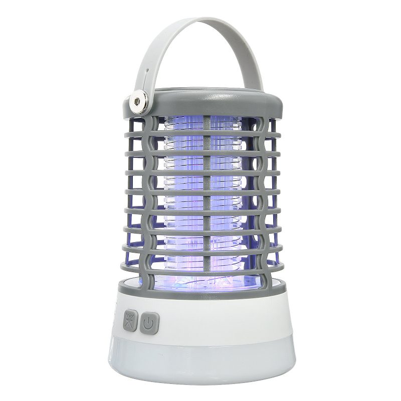 Elfeland 500-1000v Power Grid Led Sähköinen Mosquito Killer Light Uv-valolla Trap Outdoor Ip65 Vedenpitävä Usb Ladattava