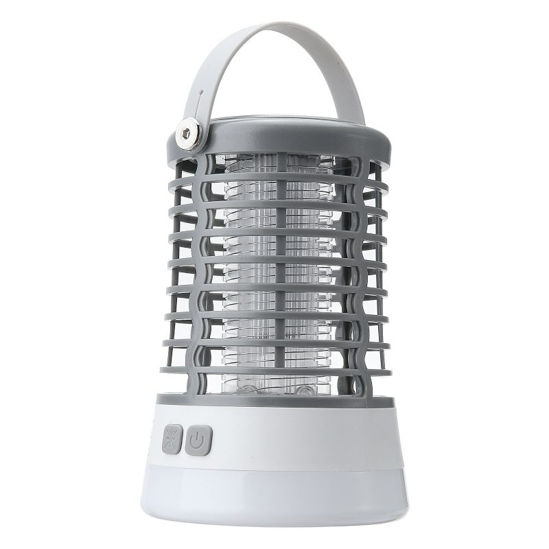 Elfeland 500-1000v Power Grid Led Sähköinen Mosquito Killer Light Uv-valolla Trap Outdoor Ip65 Vedenpitävä Usb Ladattava