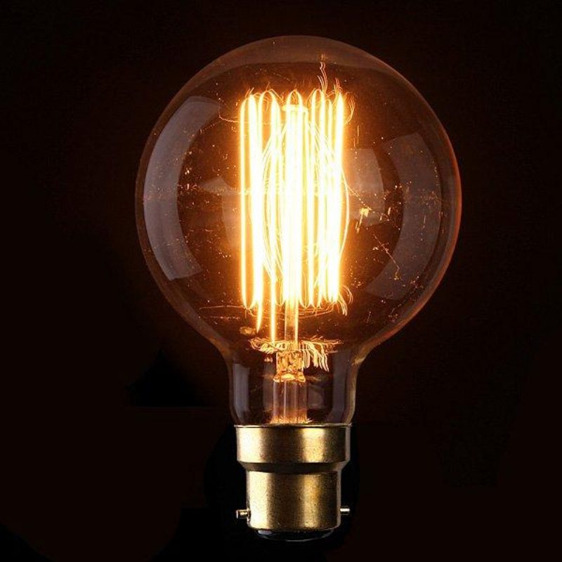 G95 B22 60w 110/220v 138mm X 95mm Hehkulamput Retro Edison Polttimo