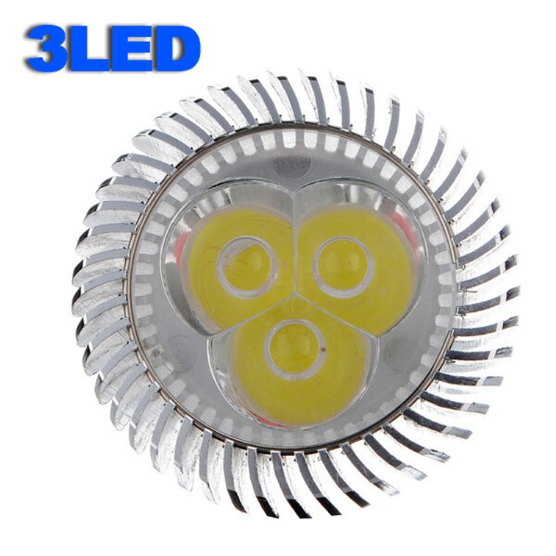 Gu10 6w 3 Led Valkoinen High Power Led Spot Lamppu 110-240v