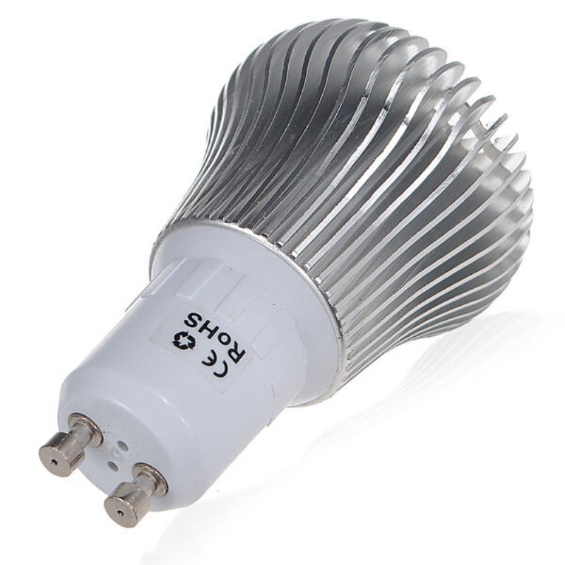 Gu10 6w 3 Led Valkoinen High Power Led Spot Lamppu 110-240v