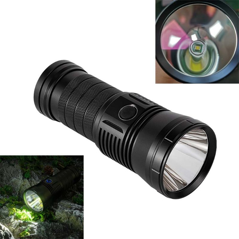 Haikelite Hk90s G90 5000lm High Lumen Led-taskulamppu 1100m Long Shoot Joka Toimii 18650-paristolla