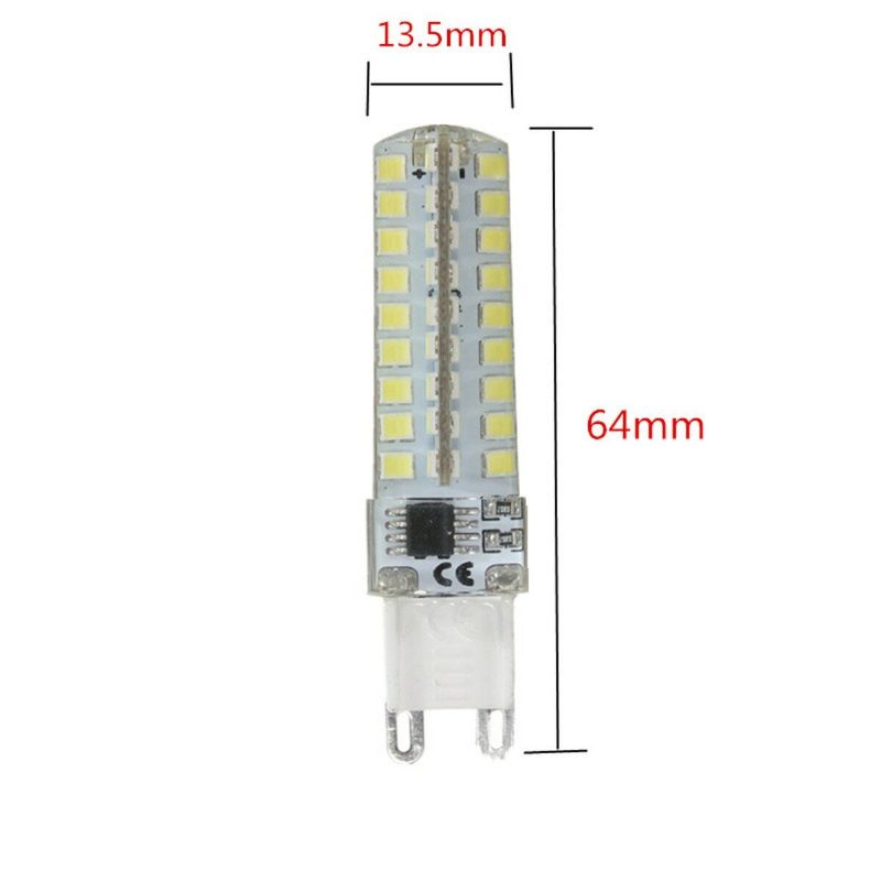 Himmennettävä G9 5w 72 Smd 2835 370lm Led Keramiikka Kansi Corn Polttimo Ac 110v