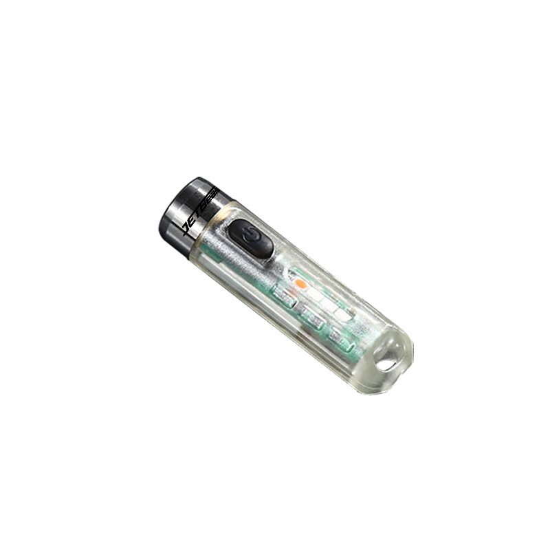 Jetbeam Mini One Se 500 Lumen Fluoresoiva Valkaisuainetunnistin Kestävä Led-avainnippu Taskulamppu