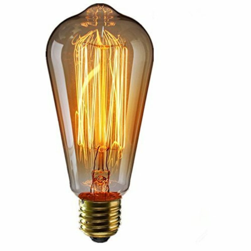 Kingso 2kpl 110v 60w Edison Retro -sarjan Volframilamppu Suora Lanka