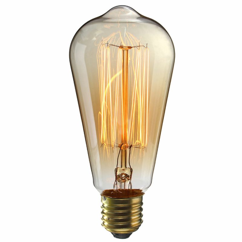 Kingso 2kpl 110v 60w Edison Retro -sarjan Volframilamppu Suora Lanka