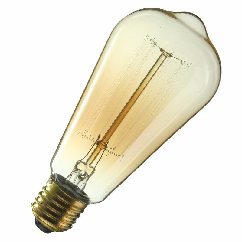 Kingso 2kpl 110v 60w Edison Retro -sarjan Volframilamppu Suora Lanka