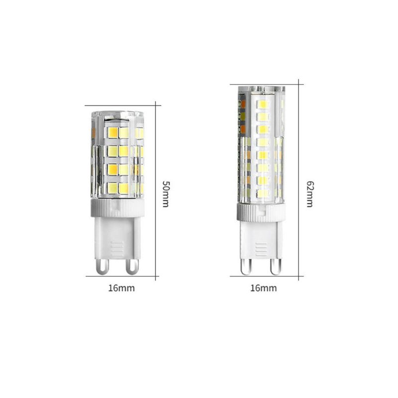 Kolme Väriä Lämpötila Ac220v 2835 Ei Flicker G9 Keramiikka Led-lamppu Vaihda Halogeenivalaistus Sisäkotiin