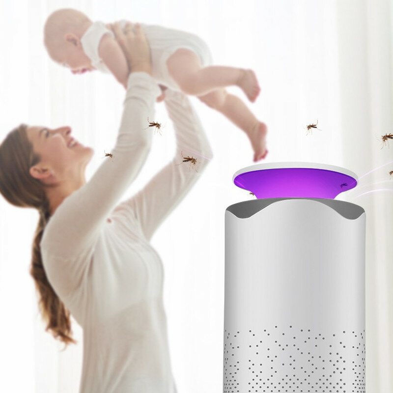 Led Mosquito Killer Lamppu 5w Kotitalouksien Sisäänhengitystyyppi Hyttyssieppaaja Sähköinen Usb Bug Hyönteistappaja Hyttyskarkotin Sisäkäyttöinen Muggen Fly Trap