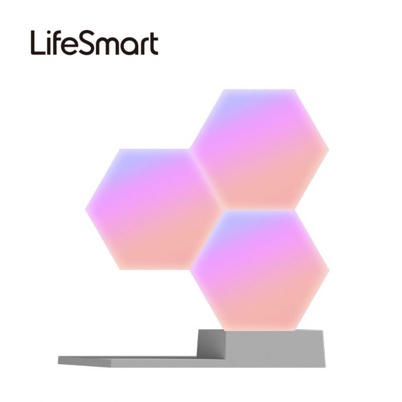 Lifesmart Cololight Led Quantum Light Smart Geometry Kokoaminen Diy-lampun Wifi Työskentele Google Assistantin Kanssa Alexa App Control