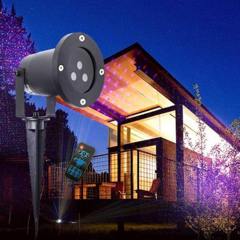 Mini Christmas Outdoor Rgb Dynamic Projector Stage Party Light Nurmikon Puutarhasisustus