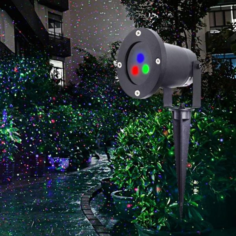 Mini Christmas Outdoor Rgb Dynamic Projector Stage Party Light Nurmikon Puutarhasisustus