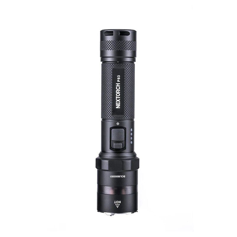 Nextorch P83 Monivalolähde Yksivaiheinen Strobe-taktinen Taskulamppu 1300lm 280m Korkeatehoinen 18650 Type-c Usb-ladattava Led-taskulamppu